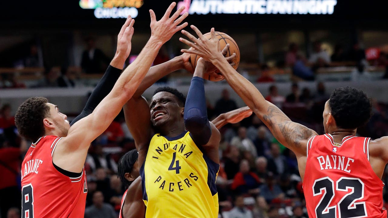 Pacers outduel Bulls 107-105 for fourth straight road win